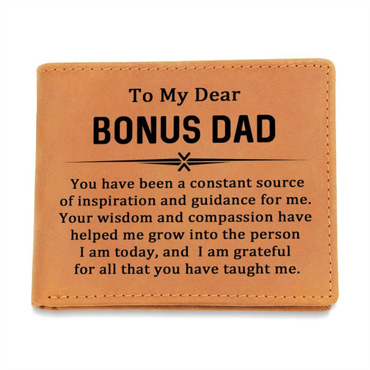 Father's Day Special Gift - Happy Father's Day -  Leather Wallet