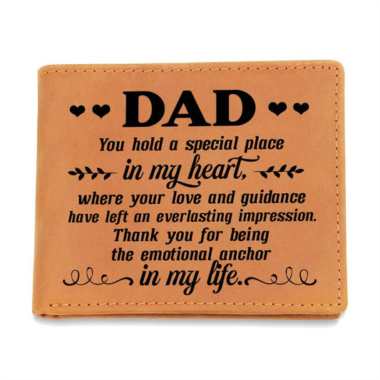 Father's Day Special Gift - Happy Father's Day -  Leather Wallet