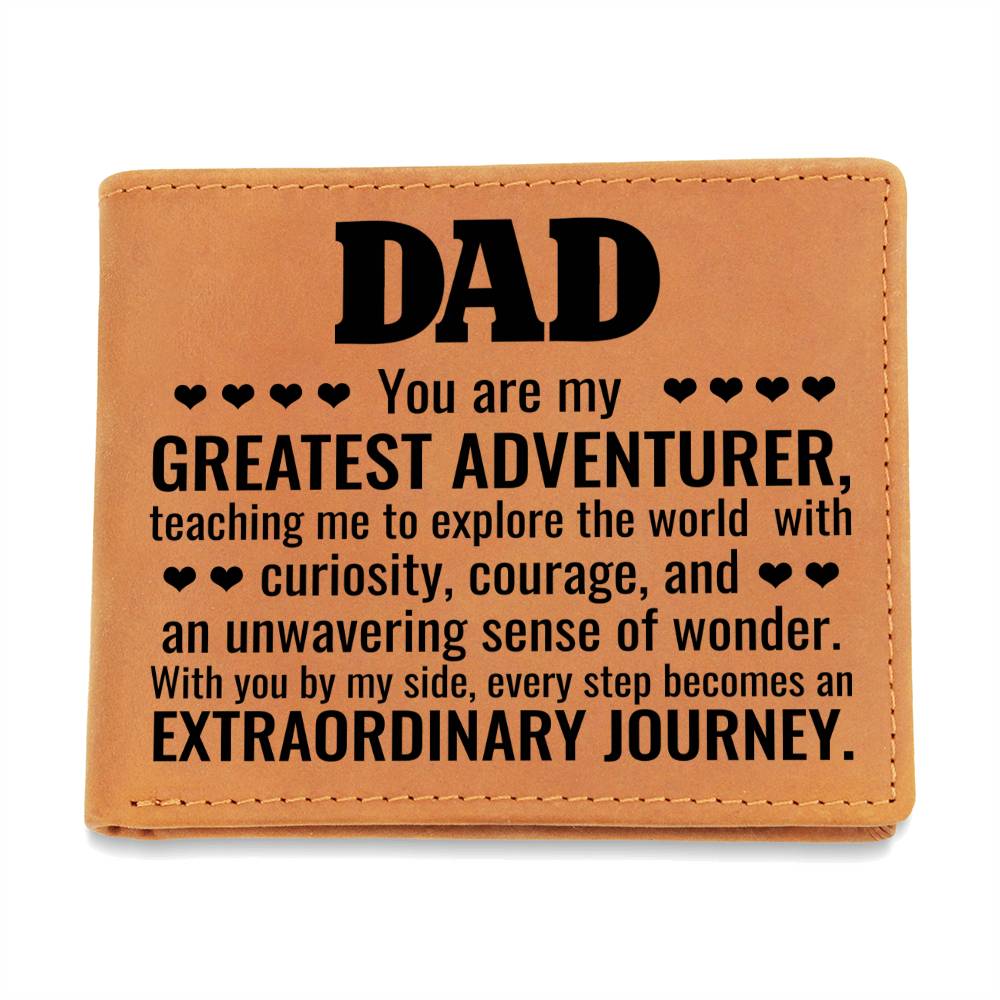 Father's Day Special Gift - Happy Father's Day -  Leather Wallet