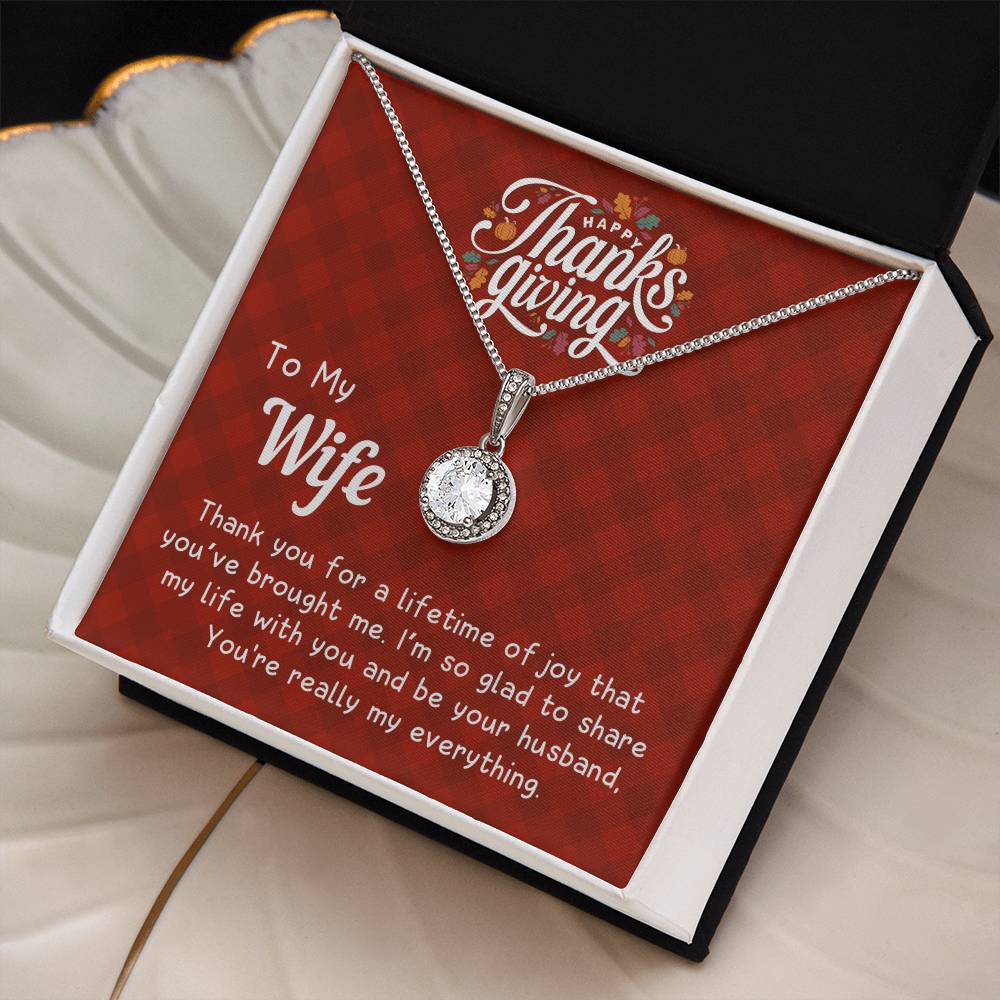 To My Wife - Perfect Thanksgiving Gift - Eternal Hope Necklace