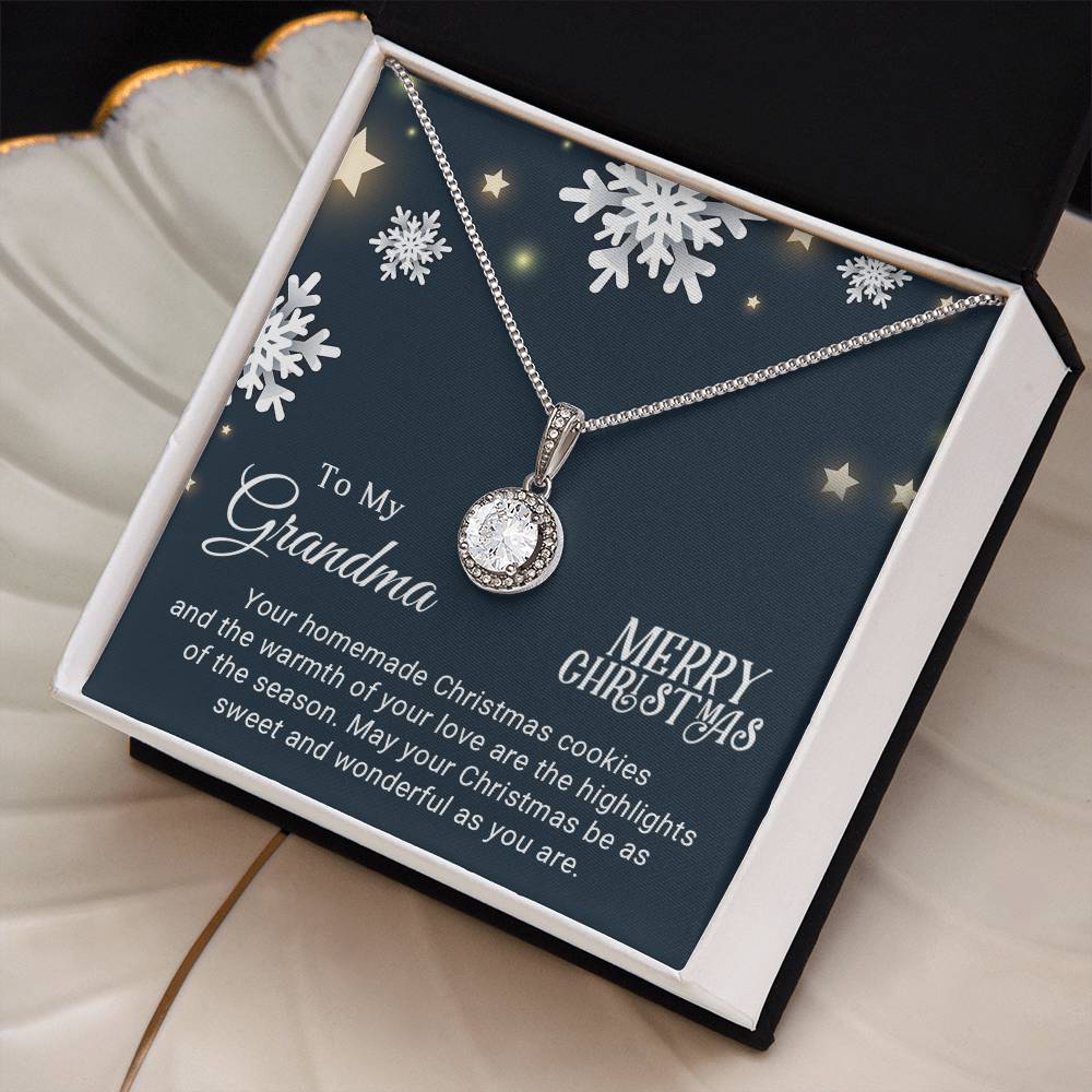 Grandma - Sweet and Wonderful - Christmas Gift - Eternal Hope Necklace