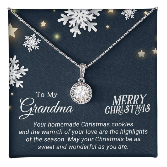 Grandma - Sweet and Wonderful - Christmas Gift - Eternal Hope Necklace