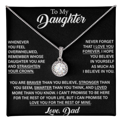 To My Daughter -  Eternal Hope Necklace