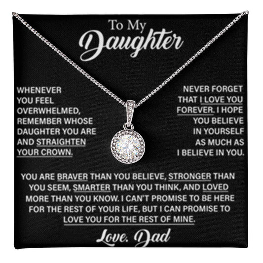 To My Daughter -  Eternal Hope Necklace