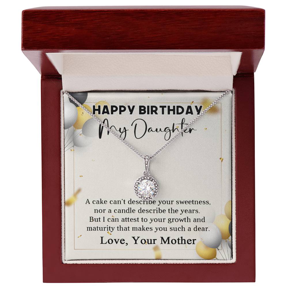 To My Daugthter - Best Birthday Gift For Daughter - Eternal Hope Necklace