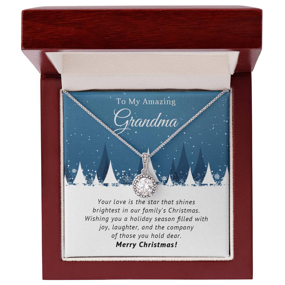 Grandma - Filled with Joy - Christmas Gift - Eternal Hope Necklace