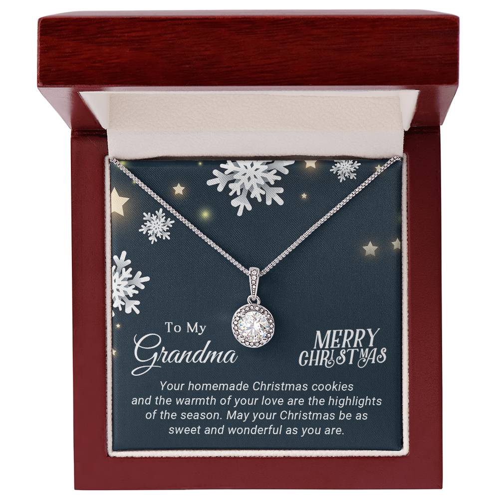 Grandma - Sweet and Wonderful - Christmas Gift - Eternal Hope Necklace