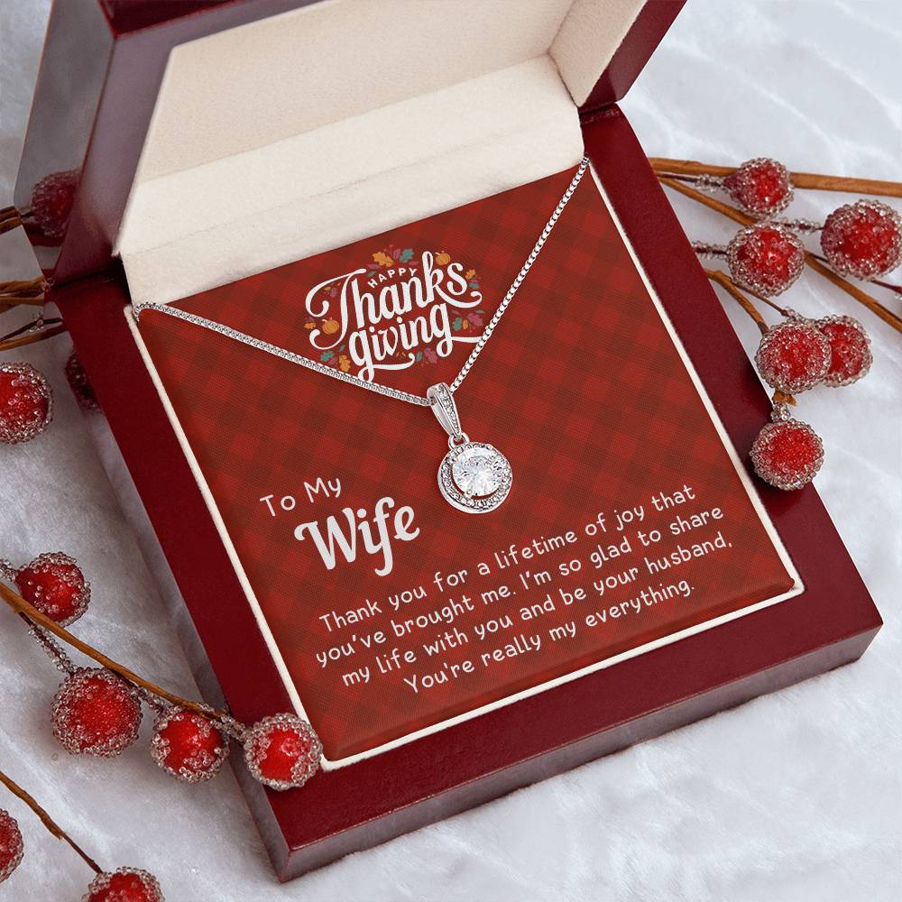 To My Wife - Perfect Thanksgiving Gift - Eternal Hope Necklace