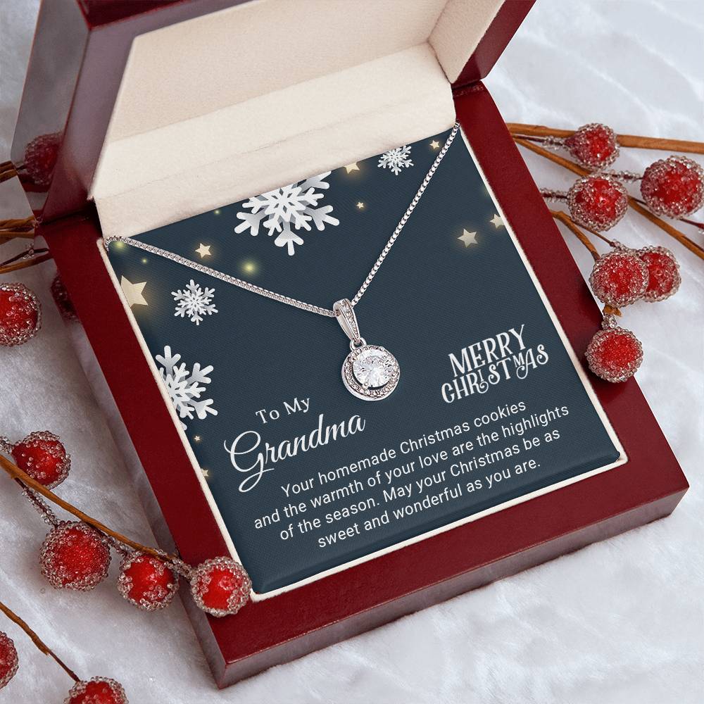 Grandma - Sweet and Wonderful - Christmas Gift - Eternal Hope Necklace