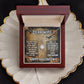 Dear Wife - Best Halloween Gift - Eternal Hope Necklace