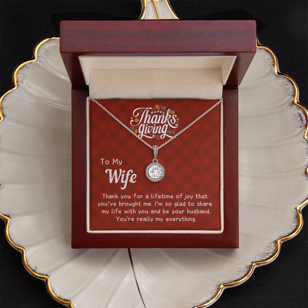 To My Wife - Perfect Thanksgiving Gift - Eternal Hope Necklace