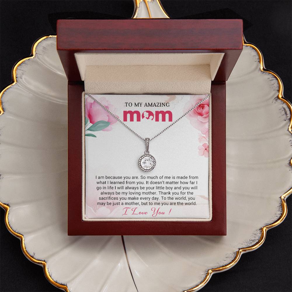 TO MY AMAZING MOM - MOTHER'S DAY BEST GIFT FOR MOM - ETERNAL HOPE NECKLACE