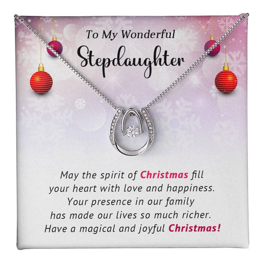 Stepdaughter  - Christmas gift - Lucky In Love Necklace