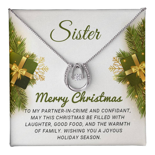 Sister - Christmas gift - Lucky In Love Necklace