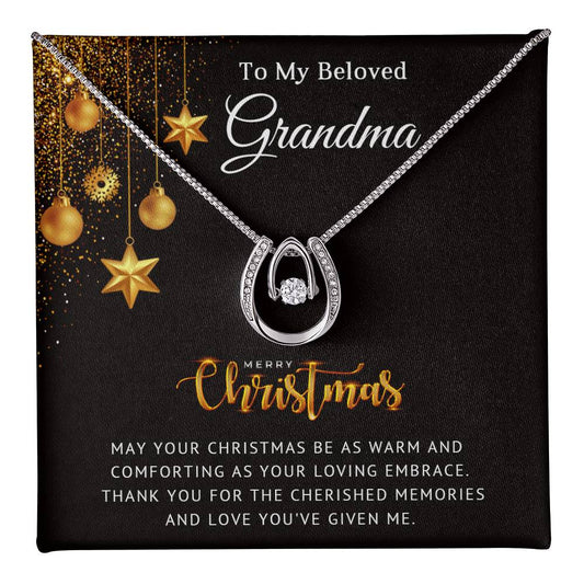 Grandma  - Christmas Gift - Lucky In Love Necklace