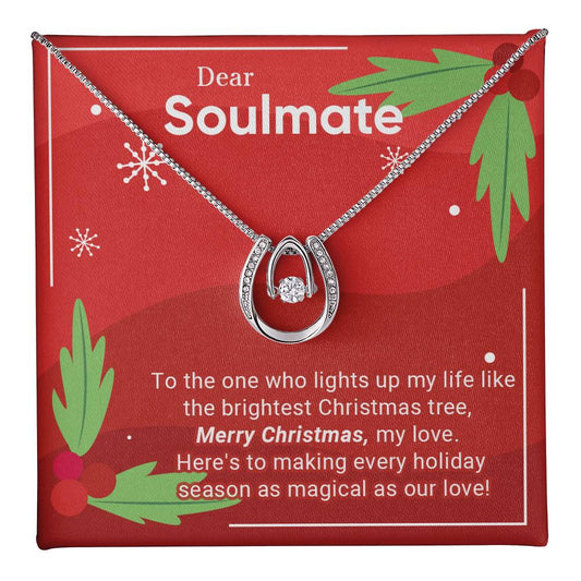 Soulmate - The One - Christmas gift - Lucky In Love Necklace