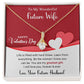 To My Future Wife - Valentines gift - Alluring Beauty Necklace