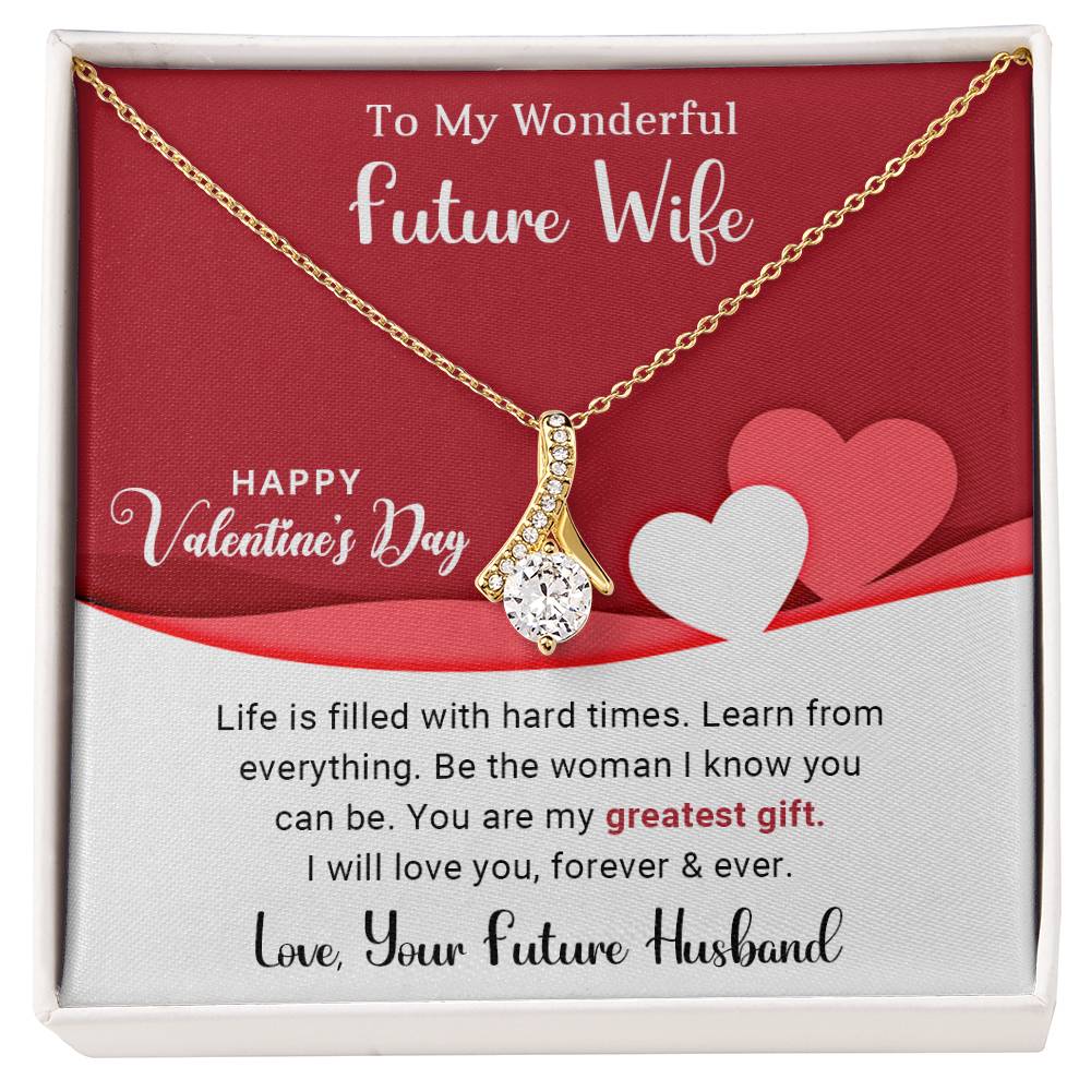 To My Future Wife - Valentines gift - Alluring Beauty Necklace