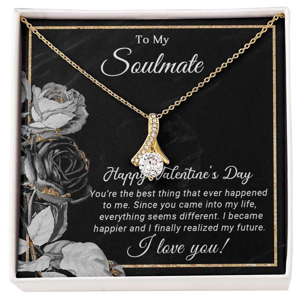 To My Soulmate - Valentines gift - Alluring Beauty Necklace