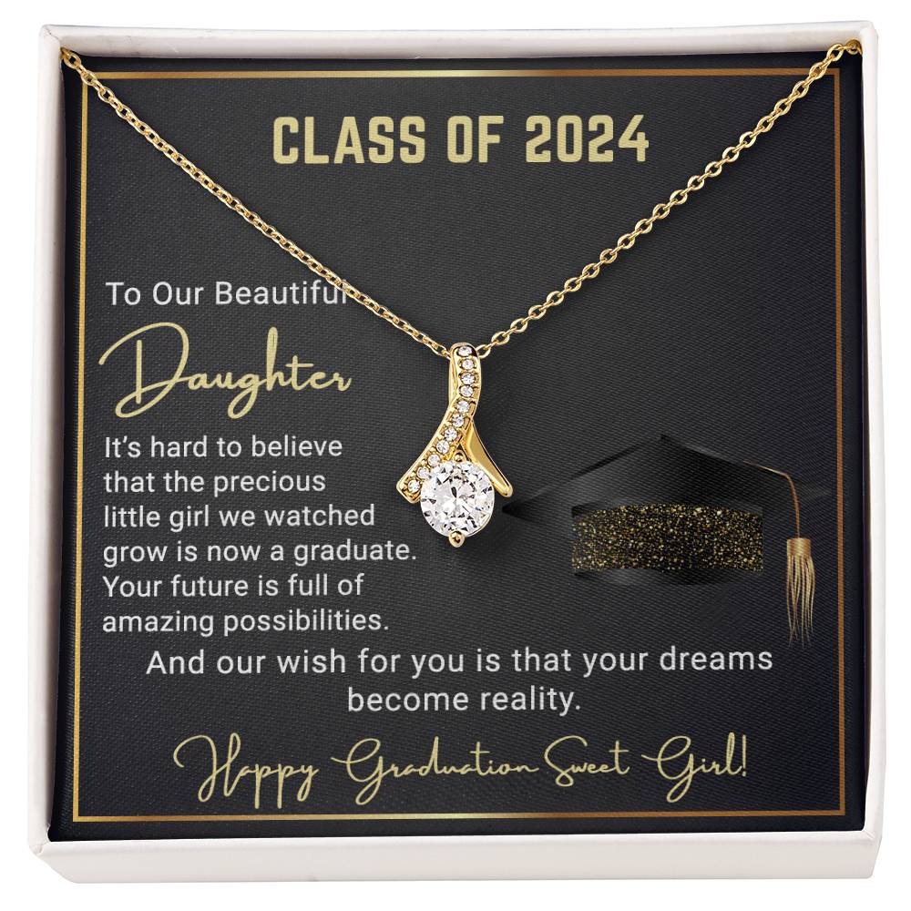 Perfect Graduation Gift - Congratulations - Alluring Beauty Necklace