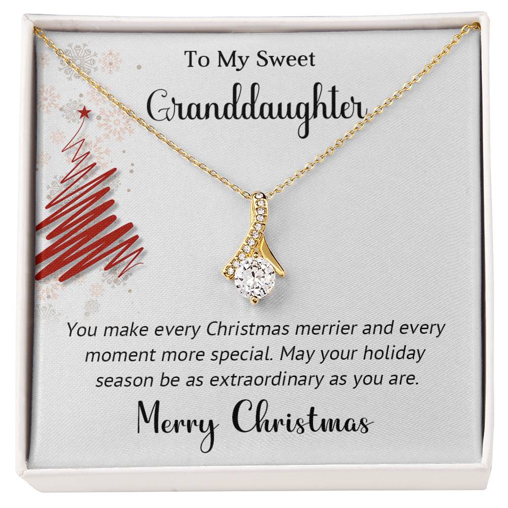 Granddaughter - extraordinary - Christmas gift - Alluring Beauty Necklace