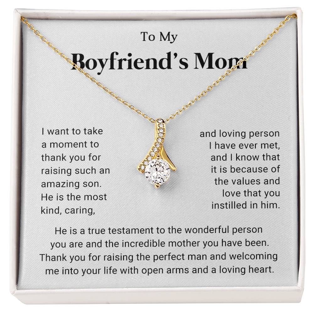 TO MY BOYFRIEND'S MOM - HAPPY MOTHER'S DAY - ALLURING BEAUTY NECKLACE