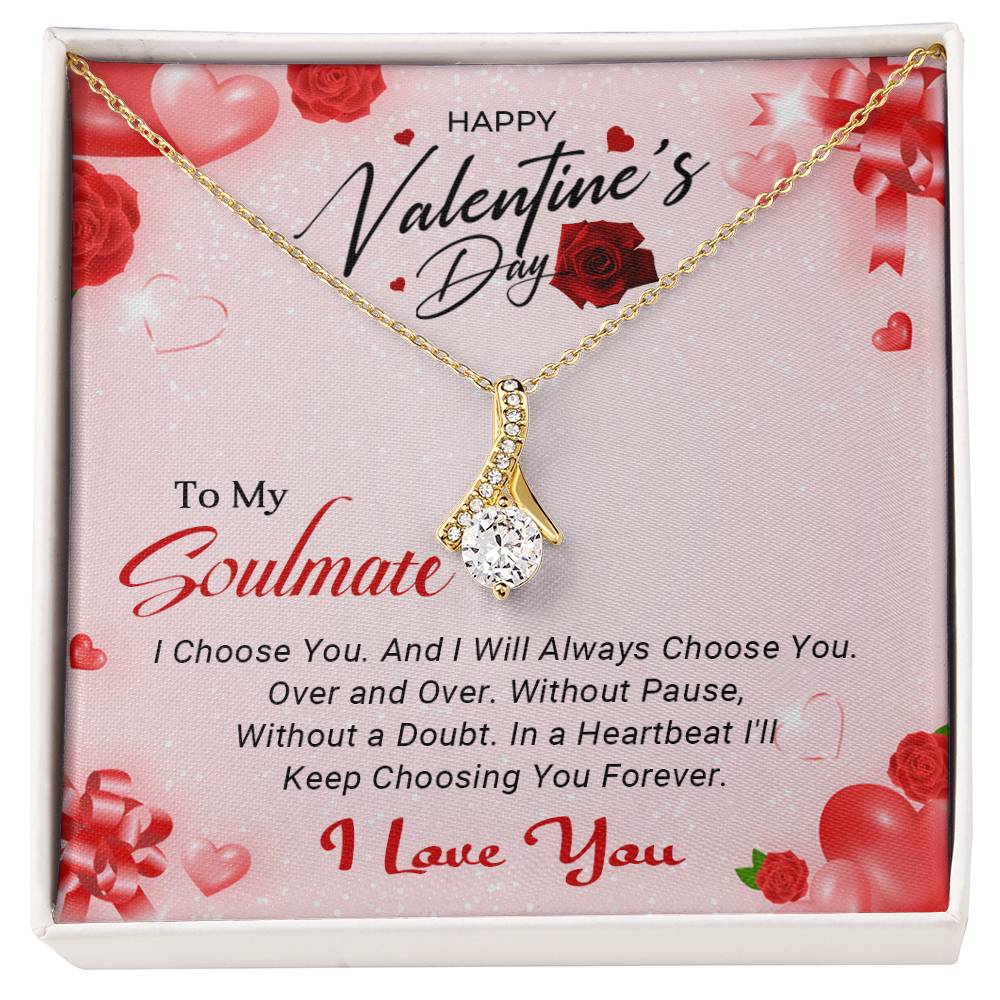 To My Soulmate - Best Gift For Valentine's Day - Alluring Beauty Necklace