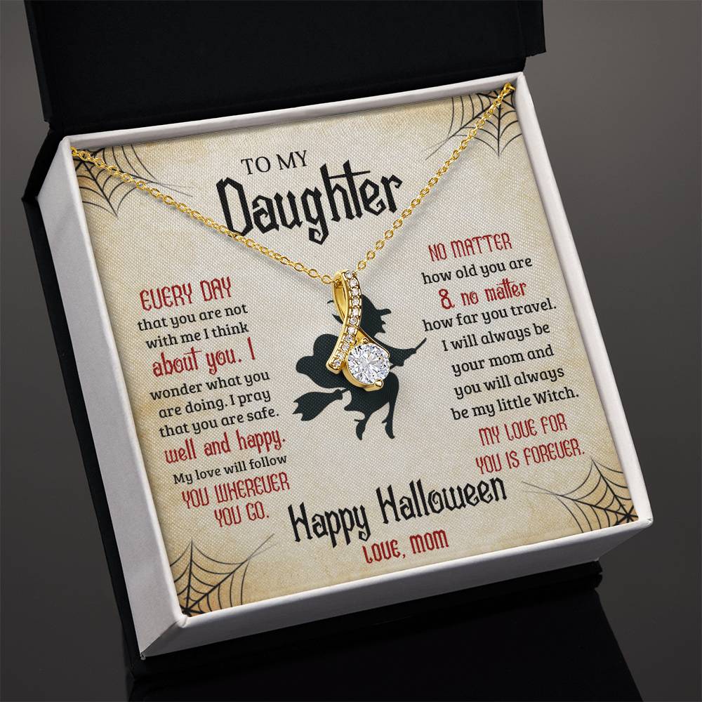 To My Daughter - Best Halloween Gift - Alluring Beauty Necklace