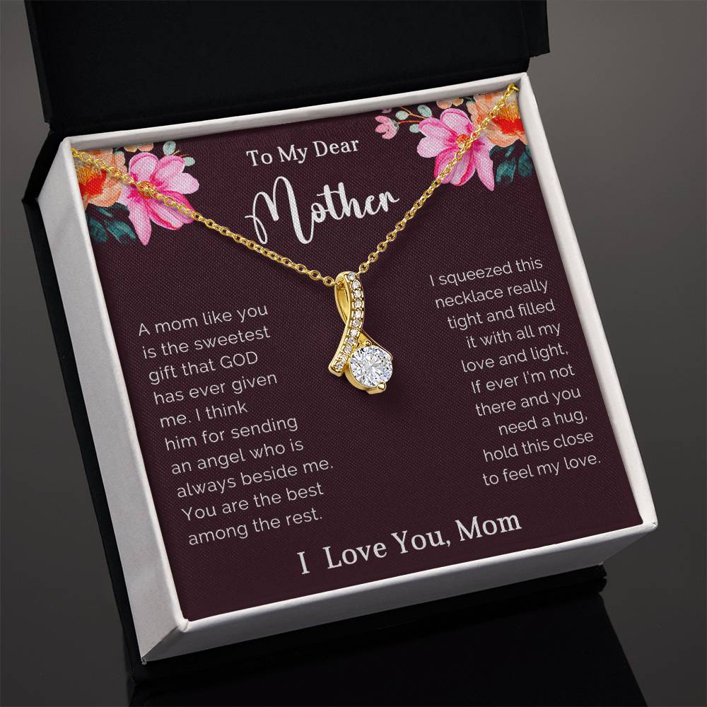 TO MY DEAR MOTHER - ALLURING BEAUTY NECKLACE