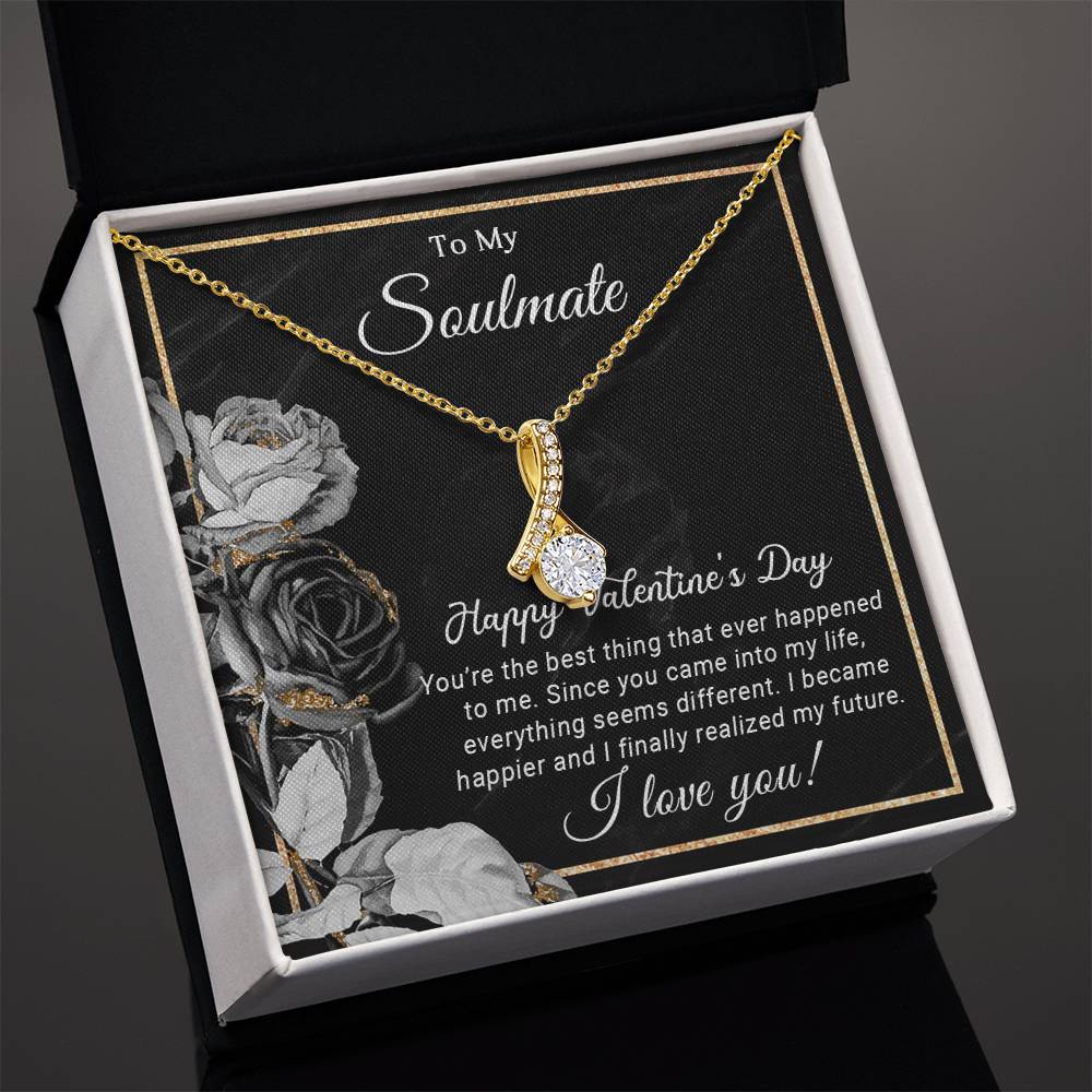 To My Soulmate - Valentines gift - Alluring Beauty Necklace