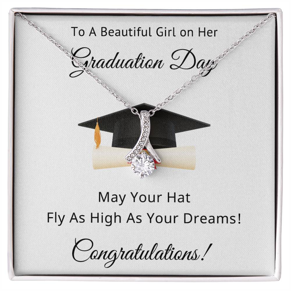 Perfect Graduation Gift - Congratulations - Alluring Beauty Necklace