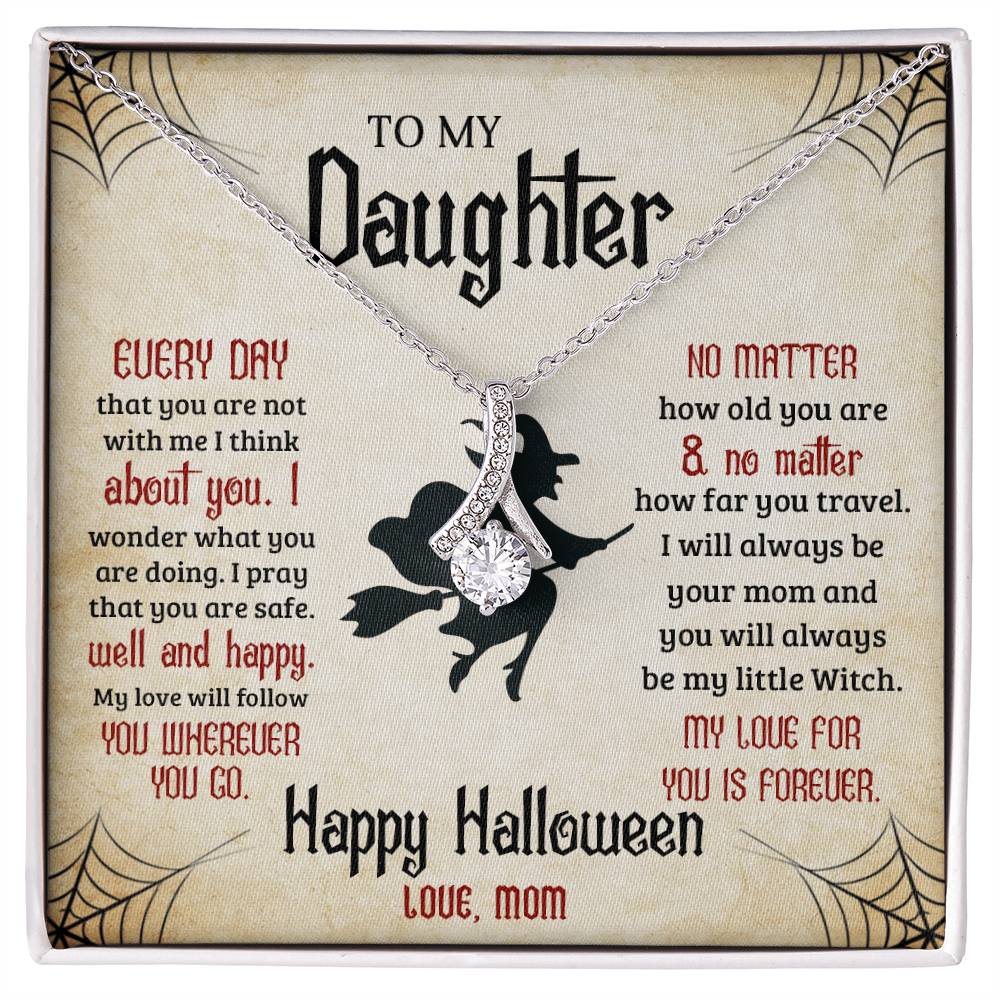 To My Daughter - Best Halloween Gift - Alluring Beauty Necklace