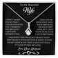 To My Beautiful Wife - Alluring Beauty Necklace