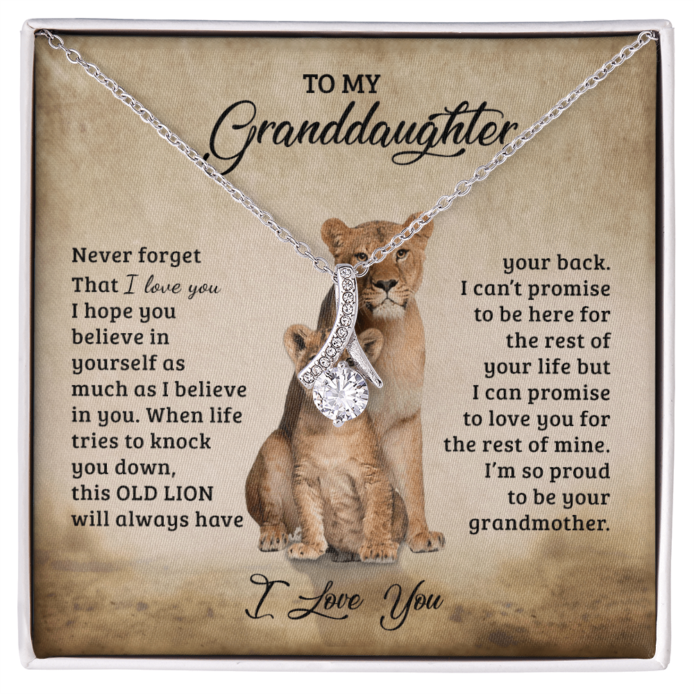 Perfect Gift for Lovely Granddaughter - Alluring Beauty Necklace