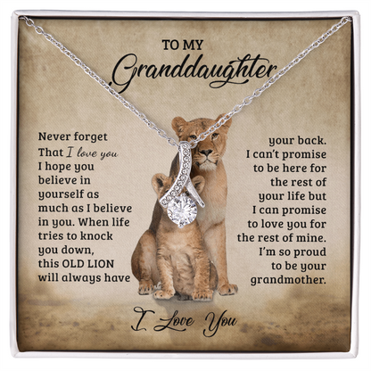 Perfect Gift for Lovely Granddaughter - Alluring Beauty Necklace