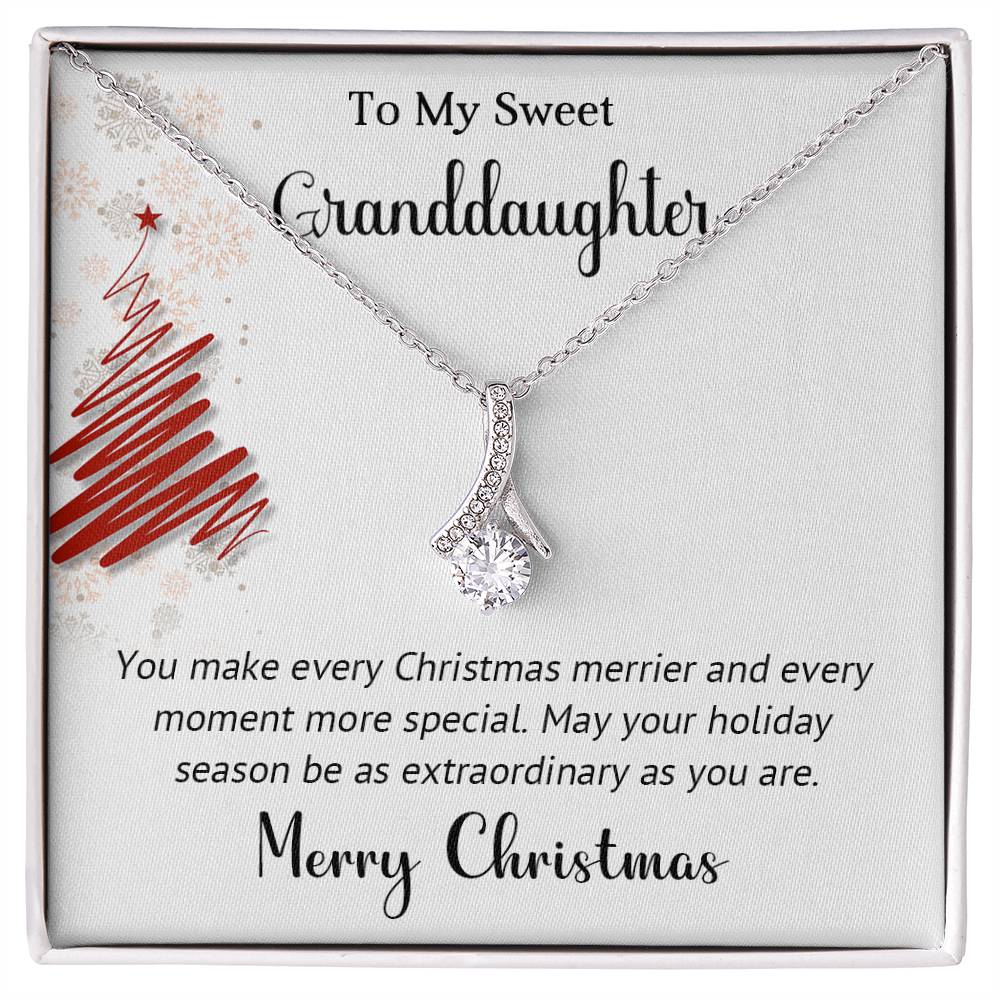 Granddaughter - extraordinary - Christmas gift - Alluring Beauty Necklace