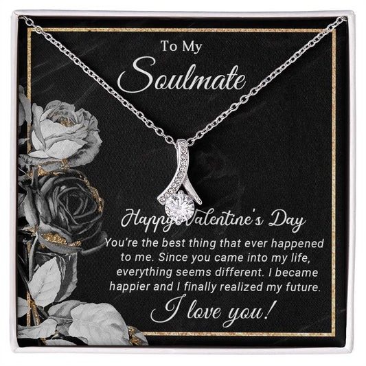 To My Soulmate - Valentines gift - Alluring Beauty Necklace