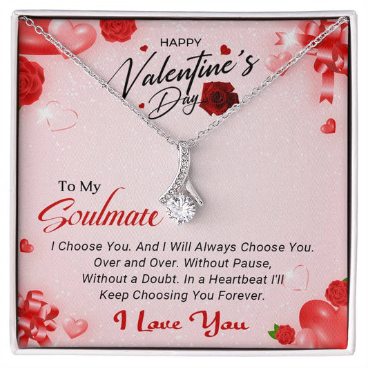 To My Soulmate - Best Gift For Valentine's Day - Alluring Beauty Necklace