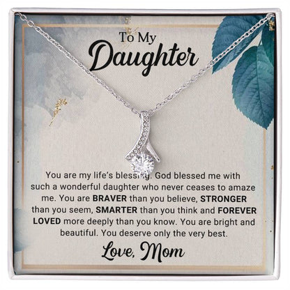 To My Daughter - Alluring Beauty Necklace