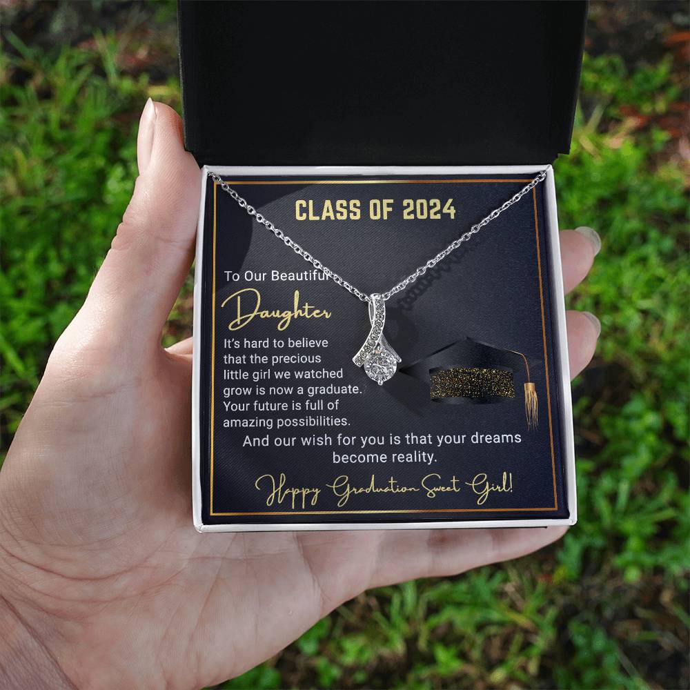 Perfect Graduation Gift - Congratulations - Alluring Beauty Necklace