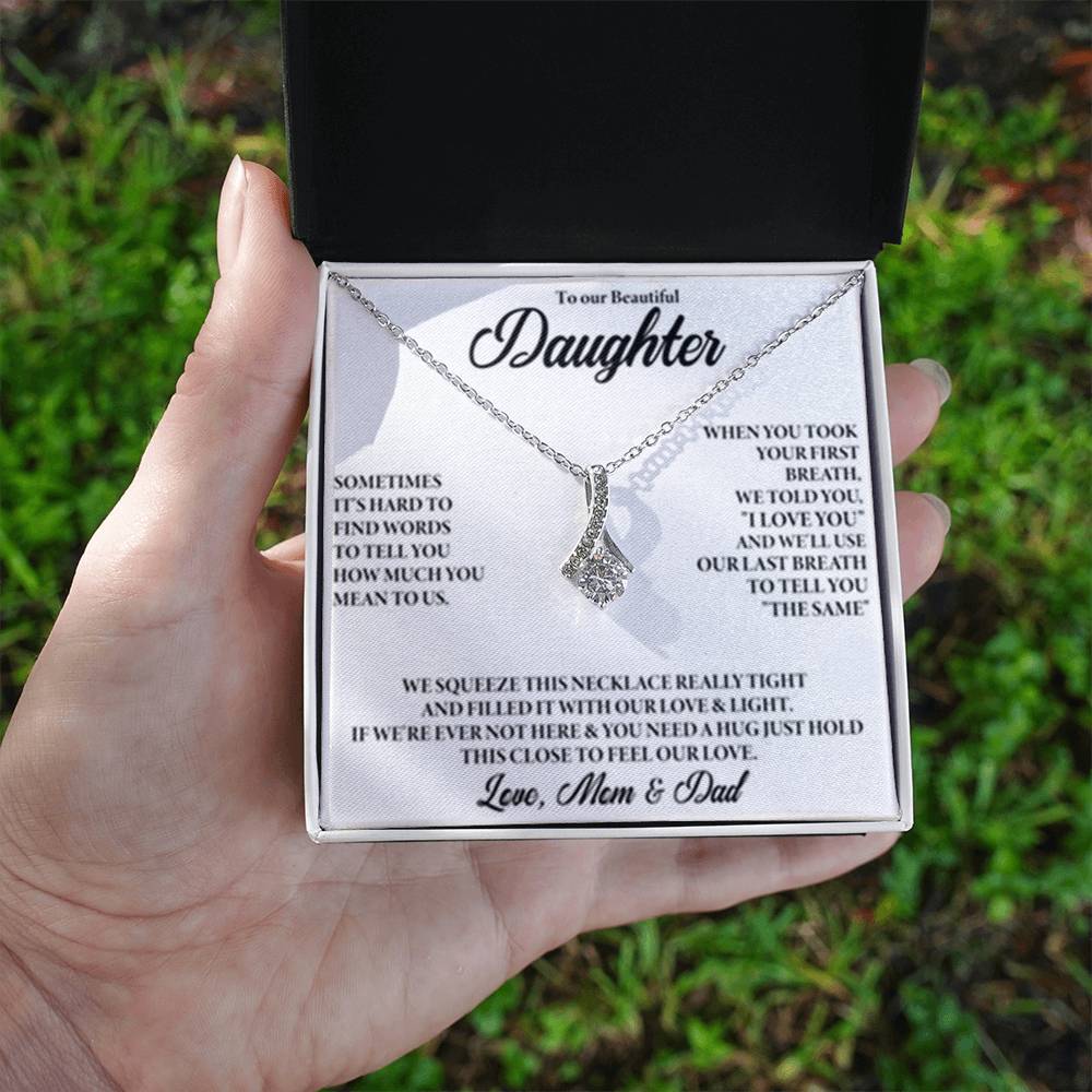 To My Daughter - Alluring Beauty Necklace