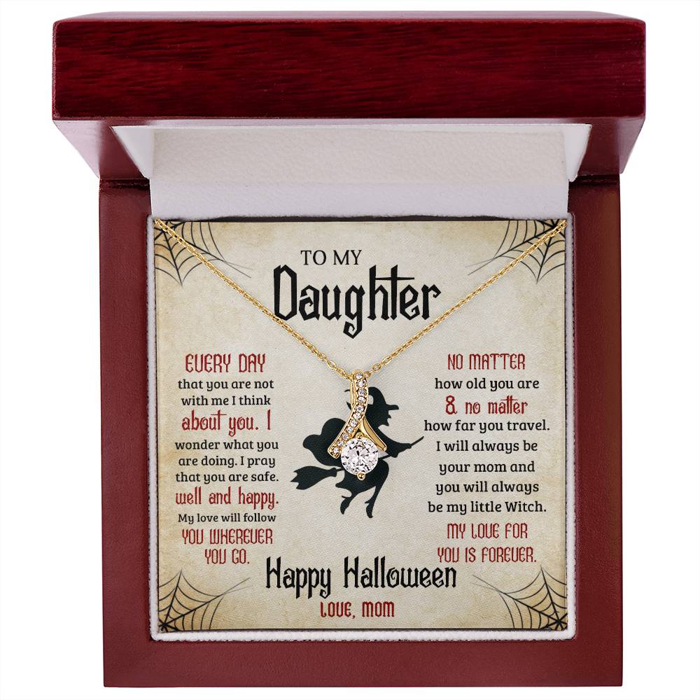 To My Daughter - Best Halloween Gift - Alluring Beauty Necklace