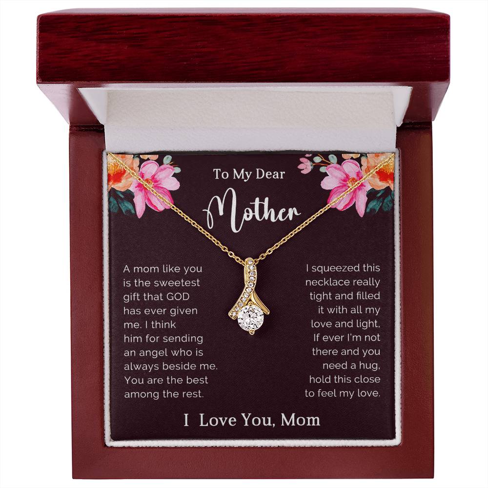 TO MY DEAR MOTHER - ALLURING BEAUTY NECKLACE