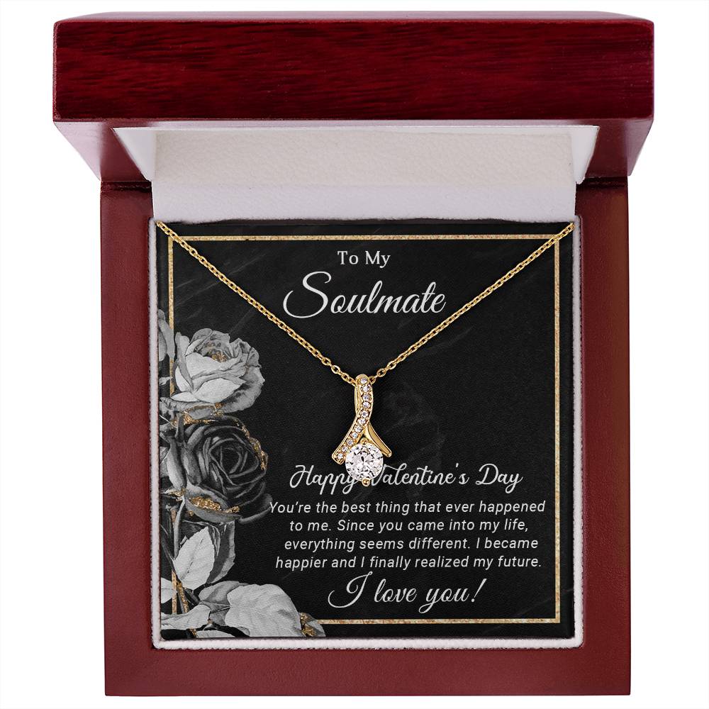 To My Soulmate - Valentines gift - Alluring Beauty Necklace