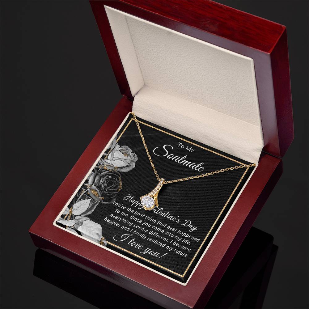 To My Soulmate - Valentines gift - Alluring Beauty Necklace