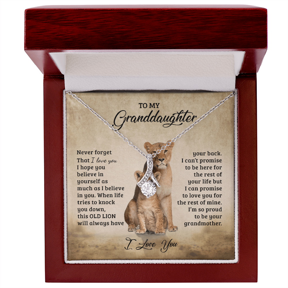 Perfect Gift for Lovely Granddaughter - Alluring Beauty Necklace