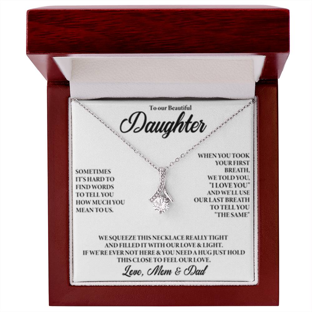 To My Daughter - Alluring Beauty Necklace