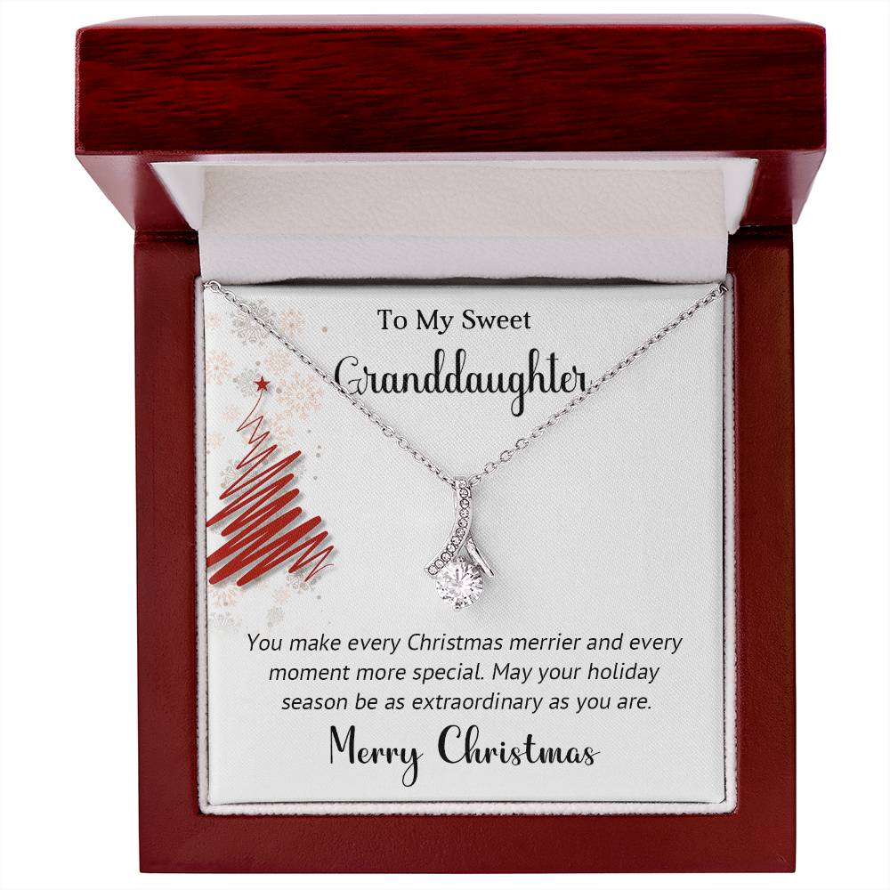 Granddaughter - extraordinary - Christmas gift - Alluring Beauty Necklace