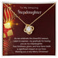 Stepdaughter - Grace and Love - Christmas gift - Love Knot Necklace