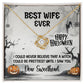 Best Wife Ever - Best Halloween Gift - Love Knot Necklace